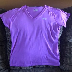 Heat gear Under Armor Purple Top